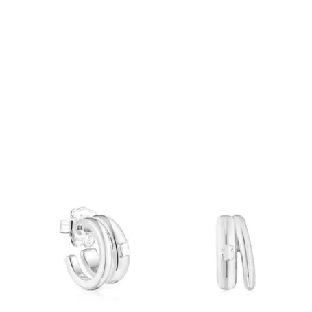 Shop Pendientes doble aro de Fellow Pendientes De Plata | Pendientes Aro