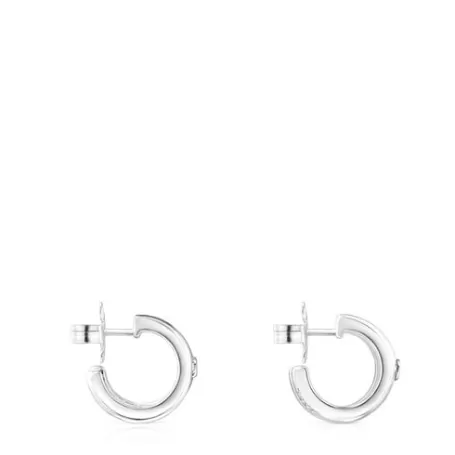 Clearance Pendientes doble aro de Fellow Pendientes De Plata