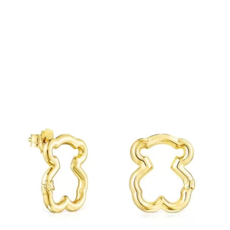 Shop Pendientes oso de oro Hold Pendientes De Oro