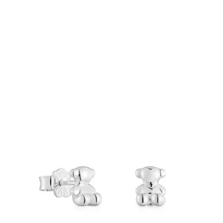 Sale Pendientes oso de plata 7,2 mm Bold Bear Pendientes De Plata