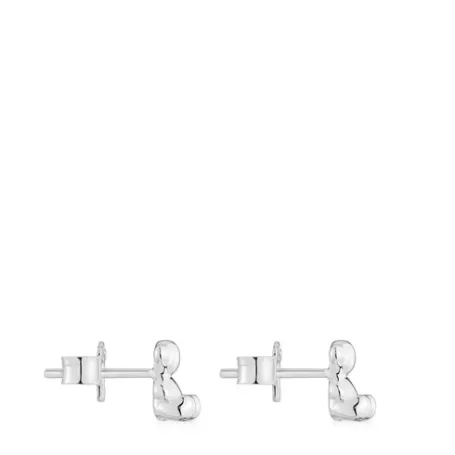 Online Pendientes oso de plata 7,2 mm Bold Bear Pendientes De Plata