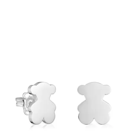 New Pendientes oso de plata 16 mm Sweet Dolls Pendientes De Plata