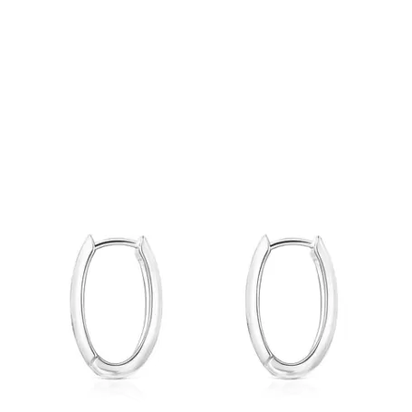 New Pendientes oval de Basics Pendientes De Plata | Pendientes Aro