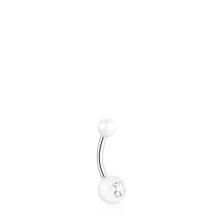 Hot Piercing de ombligo Pearl de y perlas Piercings De Ombligo | Piercings De Acero