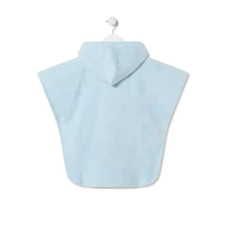 Best Sale Poncho de rizo Rus MS Azul celeste Accesorios De Baño