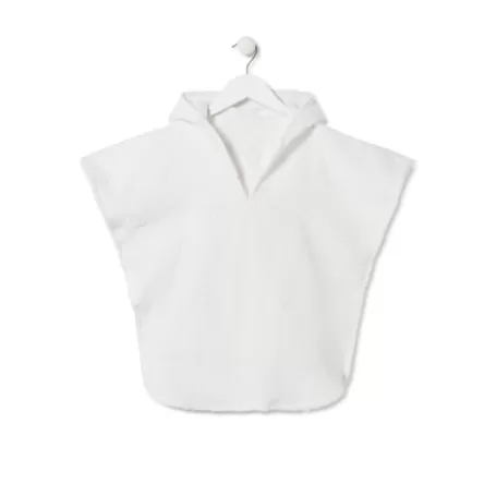 Clearance Poncho de rizo Rus MS Blanco Accesorios De Baño