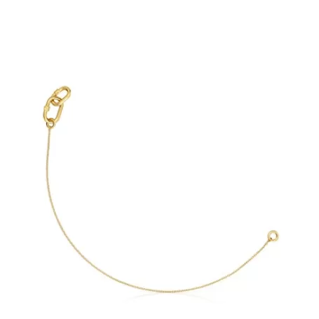 Cheap Pulsera cadena de oro doble Hold Oval Pulseras De Cadena