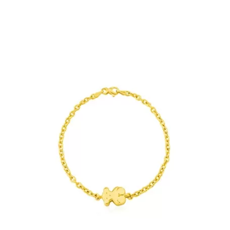 Best Pulsera cadena oso de oro amarillo Sweet Dolls Pulseras De Oro | Pulseras De Cadena