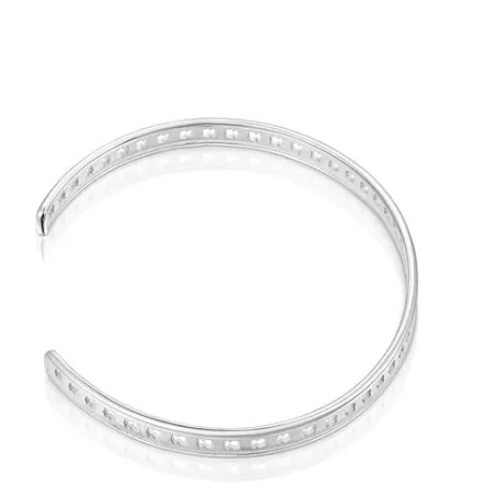 Store Pulsera de plata con siluetas Bear Row Pulseras De Plata | Esclavas