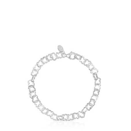 Cheap Pulsera de plata motivo 0,8cm. Carrusel Pulseras De Plata | Pulseras De Cadena