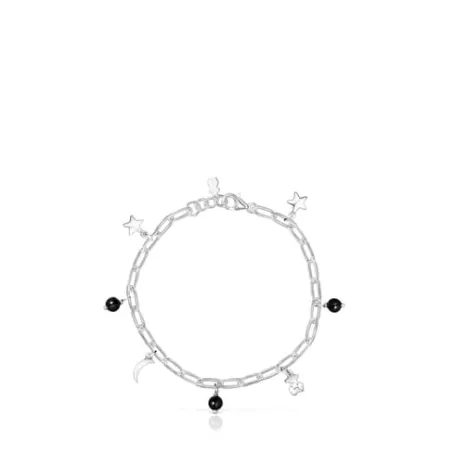 Outlet Pulsera de plata y onix Magic Nature Pulseras De Plata | Pulseras De Cadena