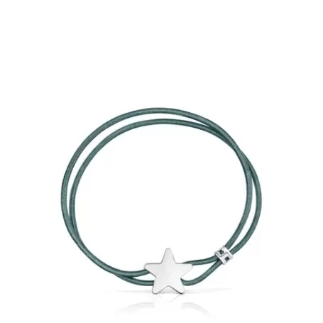 Flash Sale Pulsera elástica azul con estrella de Sweet Dolls Pulseras De Plata | Pulseras De Cordón E Hilo