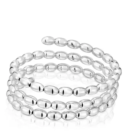 Flash Sale Pulsera esclava espiral de Basics Pulseras De Plata | Esclavas