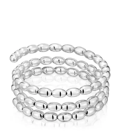 Flash Sale Pulsera esclava espiral de Basics Pulseras De Plata | Esclavas