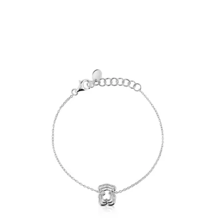 Clearance Pulsera triple oso de plata Bickie Pulseras De Plata | Pulseras De Cadena