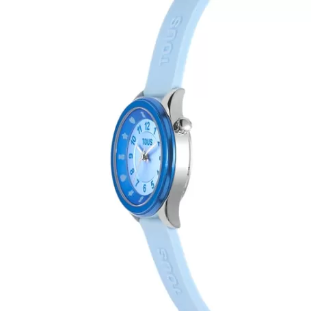 Online Reloj analógico celeste de acero Mini Self Time Relojes Juveniles | Relojes Analógicos