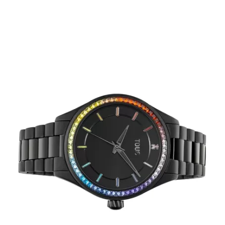 Shop Reloj analógico con brazalete de IP negro T-Shine Relojes Analógicos