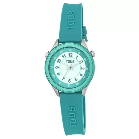 Flash Sale Reloj analógico verde de acero Mini Self Time Relojes Juveniles | Relojes Analógicos