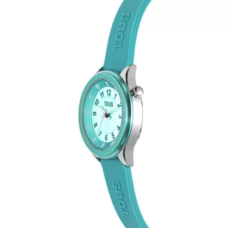 Flash Sale Reloj analógico verde de acero Mini Self Time Relojes Juveniles | Relojes Analógicos