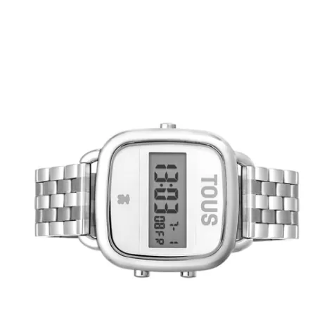 Hot Reloj digital con brazalete de D-Logo Hombre Para Hombre | Relojes Digitales