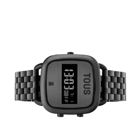 Clearance Reloj digital con brazalete de IP negro D-Logo Hombre Para Hombre | Relojes Digitales