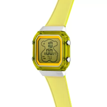 Cheap Reloj digital de policarbonato amarillo y acero D-BEAR Fresh Hombre Para Hombre | Relojes Digitales