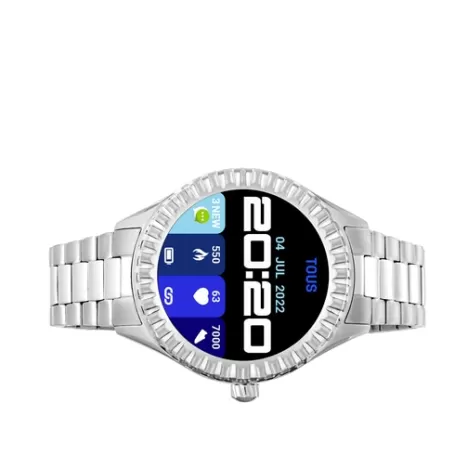 New Reloj smartwatch con brazalete de acero T-Bear Connect Hombre Para Hombre | Smartwatches