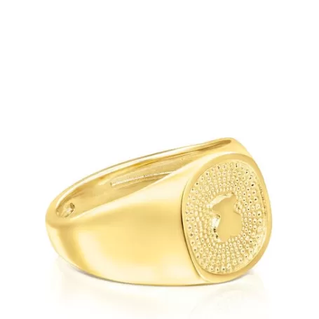 Discount Sello de oro Oursin Anillos De Oro | Anillos Medianos