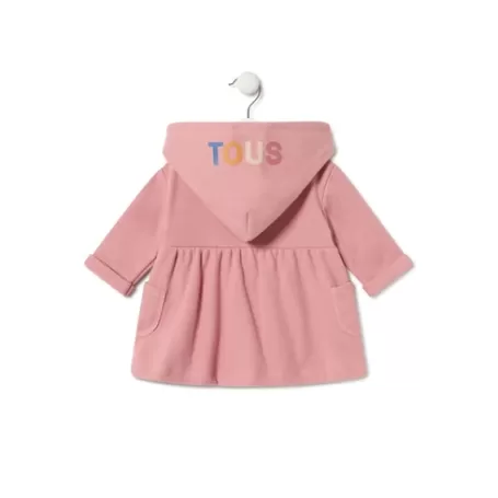 Shop Vestido de bebé niña con capucha Geome rosa Vestidos Y Conjuntos