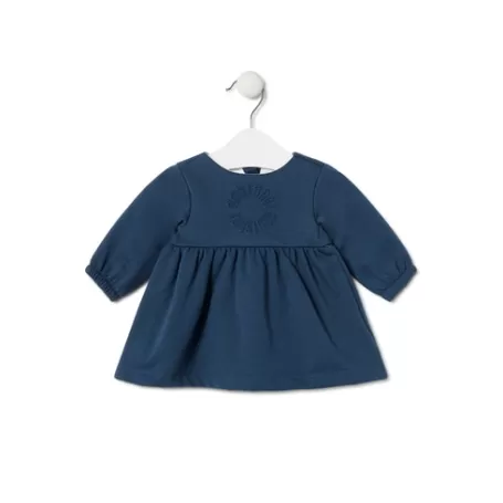 Clearance Vestido de bebé niña Trend azul marino Vestidos Y Conjuntos