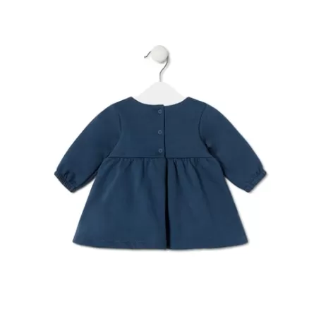 Clearance Vestido de bebé niña Trend azul marino Vestidos Y Conjuntos