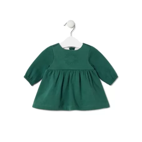 Shop Vestido de bebé niña Trend verde Vestidos Y Conjuntos